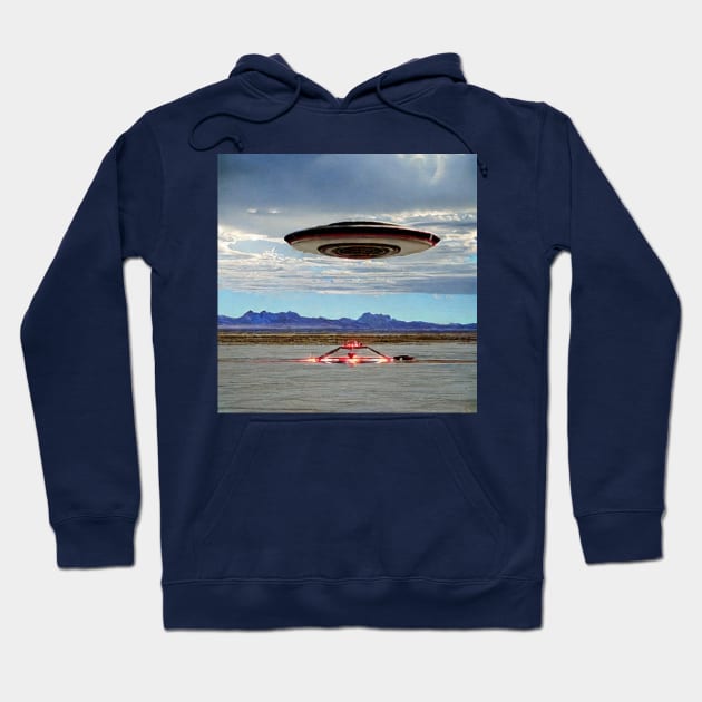 UFO 88 Hoodie by Brian Free Artwork